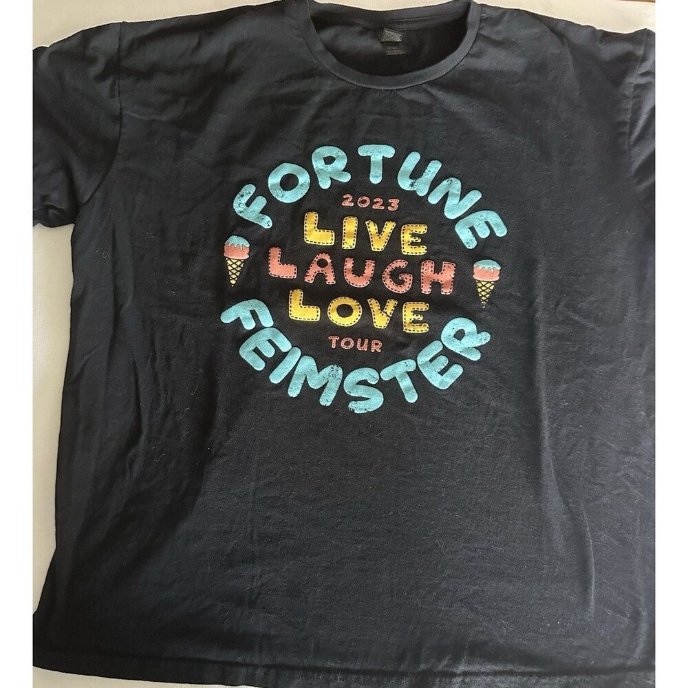 Fortune Feimster  2023 Live Laugh Love Tour Tee XL Comedy Comedian